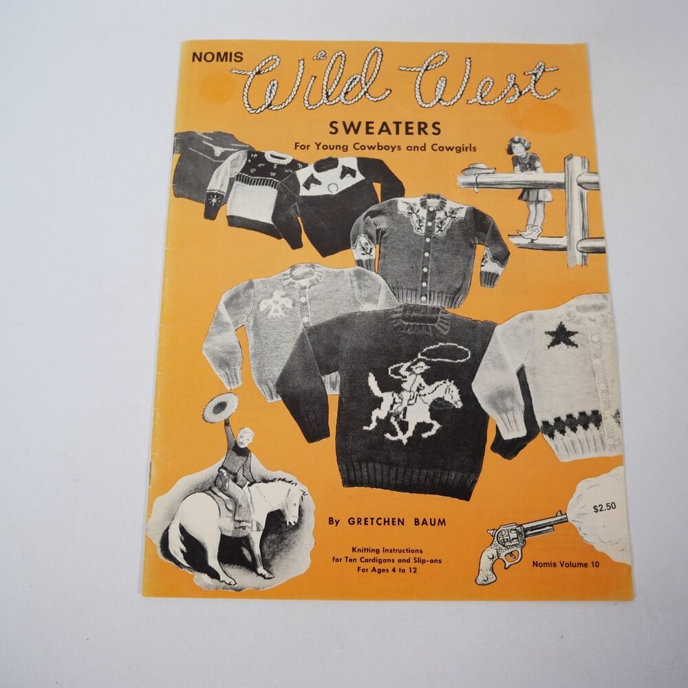 Vintage Craft Book Lot Of 9 Afghans Sweaters Needlework 1950s-80s - Picture 10 of 16